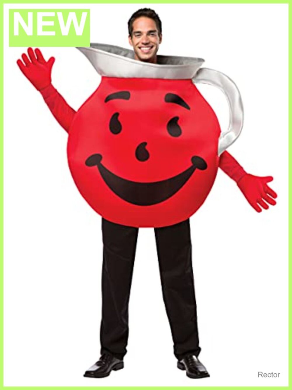 Men's Kool Aid Guy Costume Tunic and Gloves